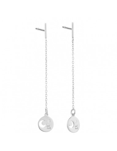 Boucles d´oreilles Femme Secrecy E8244CDAWA900 Argent 925 4 cm Pour